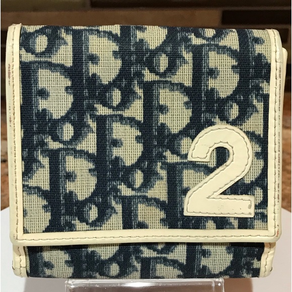 DIOR Trotter #2 Canvas/ Patent Leather Bifold Wallet 😍🔥 - Picture 9 of 17